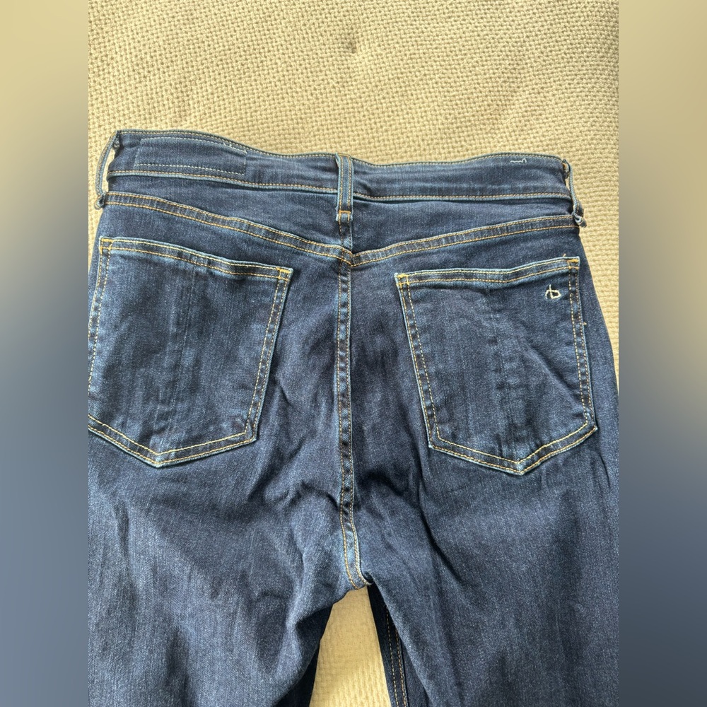 Rag & Bone Nina High-Rise Skinny Jeans, Size 26, Dark Wash - Picture 7 of 15